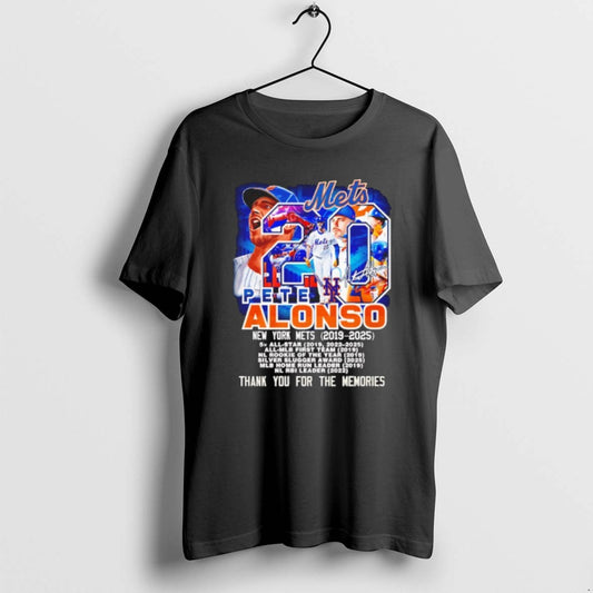 Official Pete Alonso Ny Mets 2019 2025 Thank You For The Memories T-Shirts, Hoodie, Sweatshirt | AU18TeeNovaLab.com