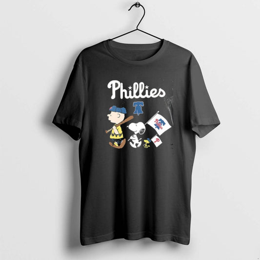 Official Philadelphia Phillies X Peanuts Flag 2 Sided T-Shirts, Hoodie, Sweatshirt | AU18TeeNovaLab.com