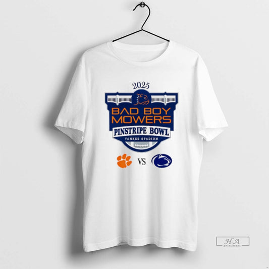 Official Pinstripe Bowl 2025 Penn State Vs Clemson T-Shirts, Hoodie, Sweatshirt | AU18TeeNovaLab.com