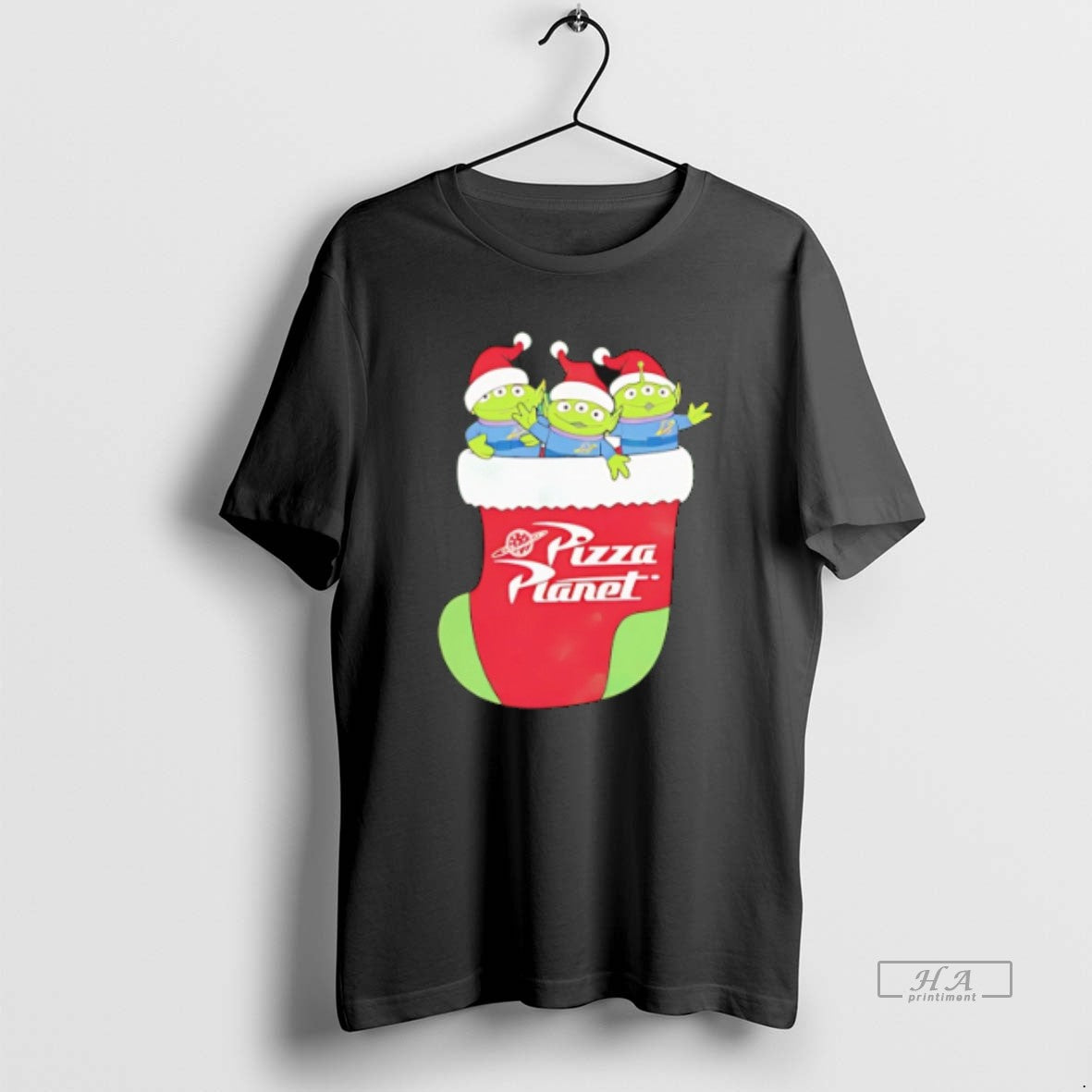 Official Pizza Planet Alien Christmas Stocking T-Shirts, Hoodie, Sweatshirt | AU18TeeNovaLab.com