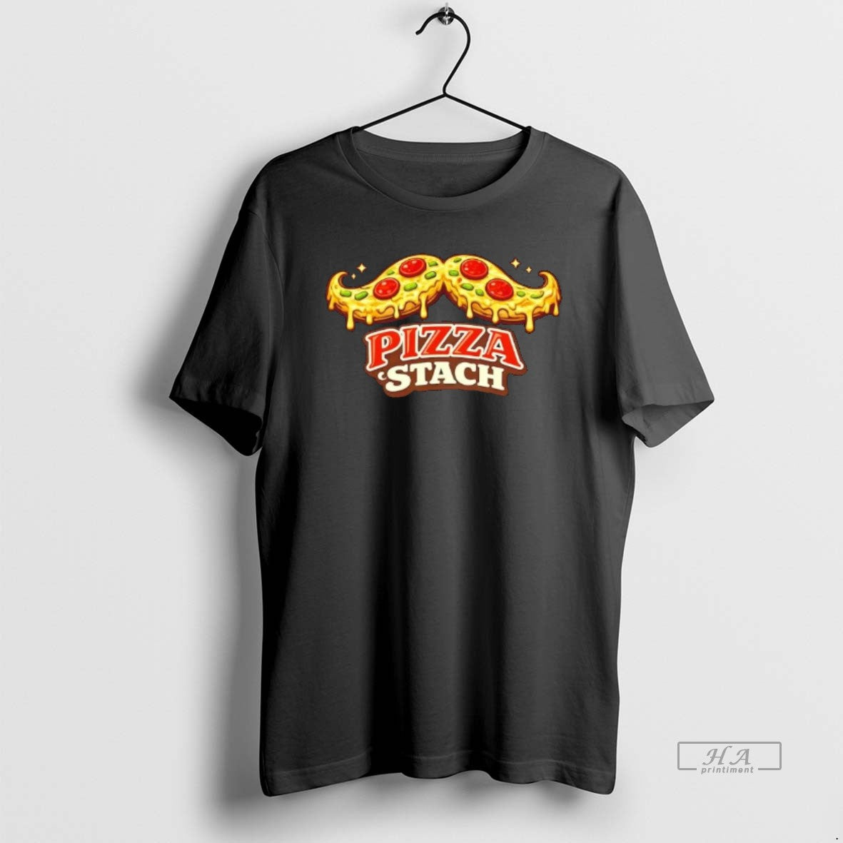 Official Pizza Stach Mustache T-Shirts, Hoodie, Sweatshirt | AU18TeeNovaLab.com