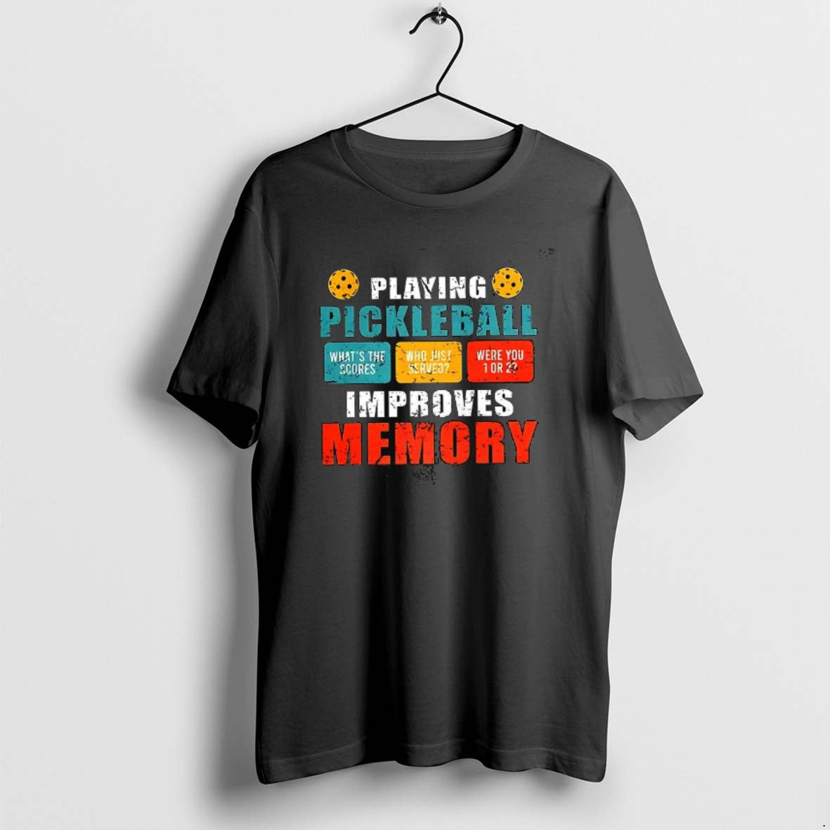 Official Playing Pickleball Improves Memory Whats The Saucers Vintage T-Shirts, Hoodie, Sweatshirt | AU18TeeNovaLab.com