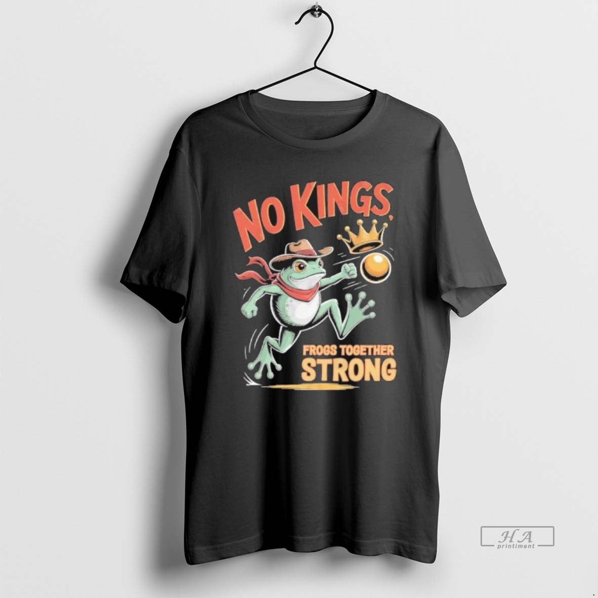 Official Portland Frogs No Kings Together Strong