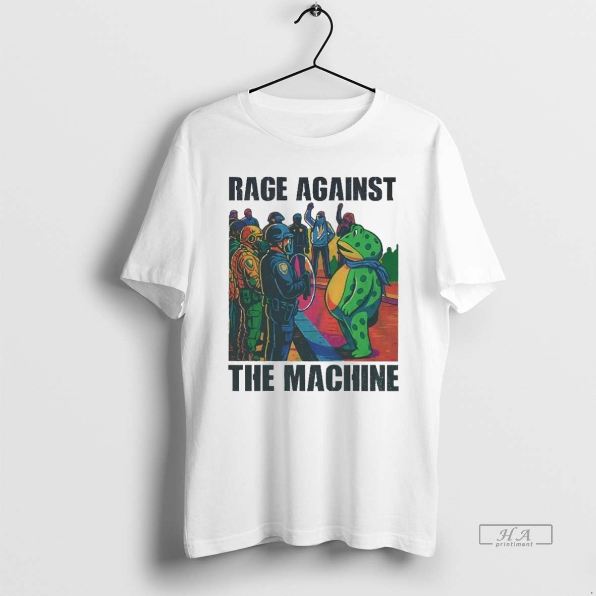Official Portland Frog Rage Against The Machine Anti Ice