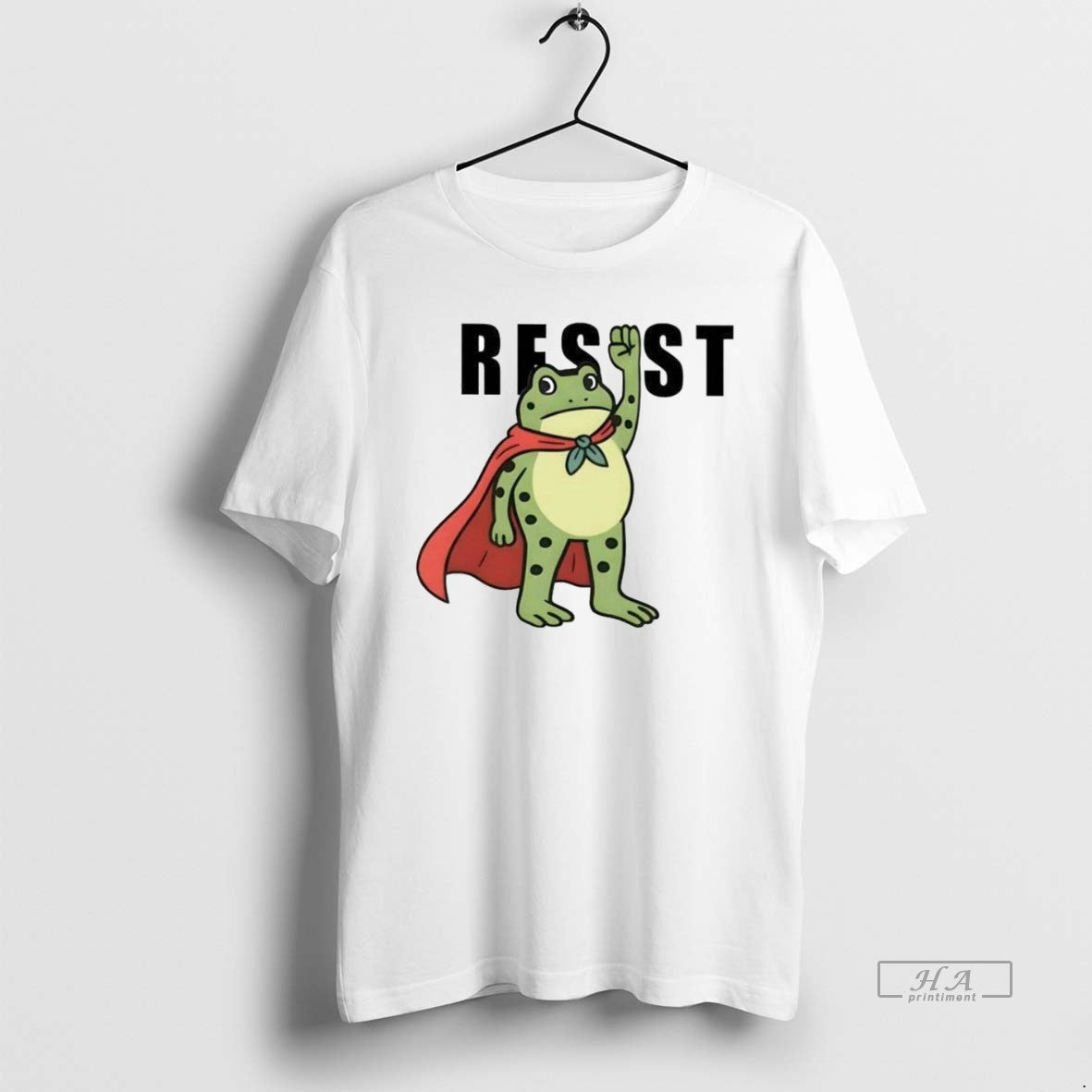 Official Portland Frog Red Cape Hero Resist