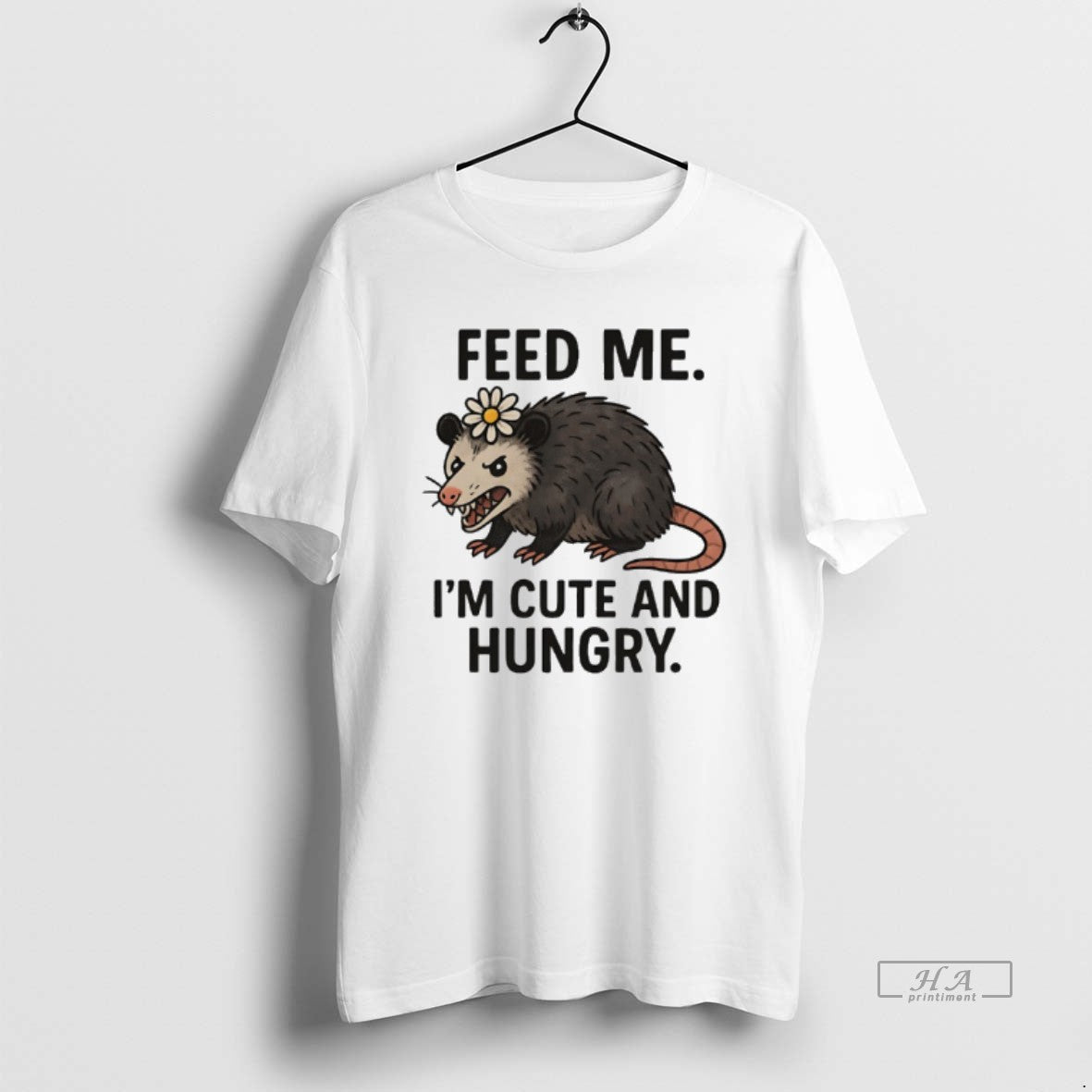 Official Possum Feed Me Im Cute And Hungry T-Shirts, Hoodie, Sweatshirt | AU18TeeNovaLab.com