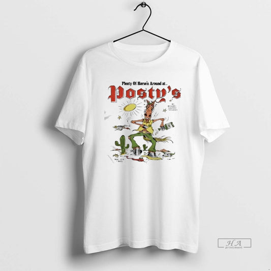 Official Post Malone Horsen Around Postys T-Shirts, Hoodie, Sweatshirt | AU18TeeNovaLab.com