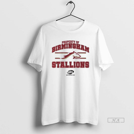 Official Property Of Birmingham Stallions T-Shirts, Hoodie, Sweatshirt | AU18TeeNovaLab.com