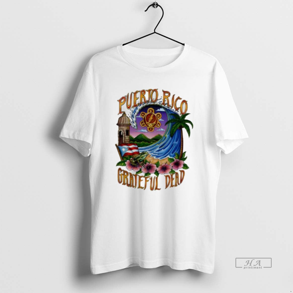 Official Puerto Rico United States Of Grateful Dead T-Shirts, Hoodie, Sweatshirt | AU18TeeNovaLab.com
