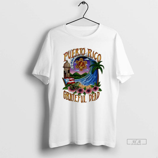 Official Puerto Rico United States Of Grateful Dead T-Shirts, Hoodie, Sweatshirt | AU18TeeNovaLab.com