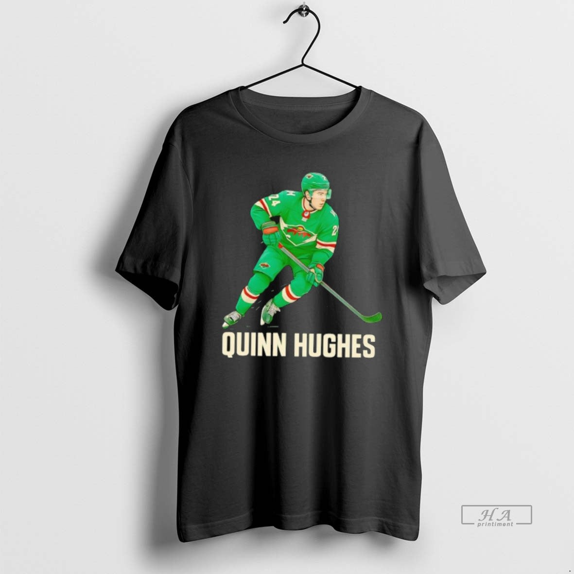 Official Quinn Hughes Minnesota Wild T-Shirts, Hoodie, Sweatshirt | AU18TeeNovaLab.com