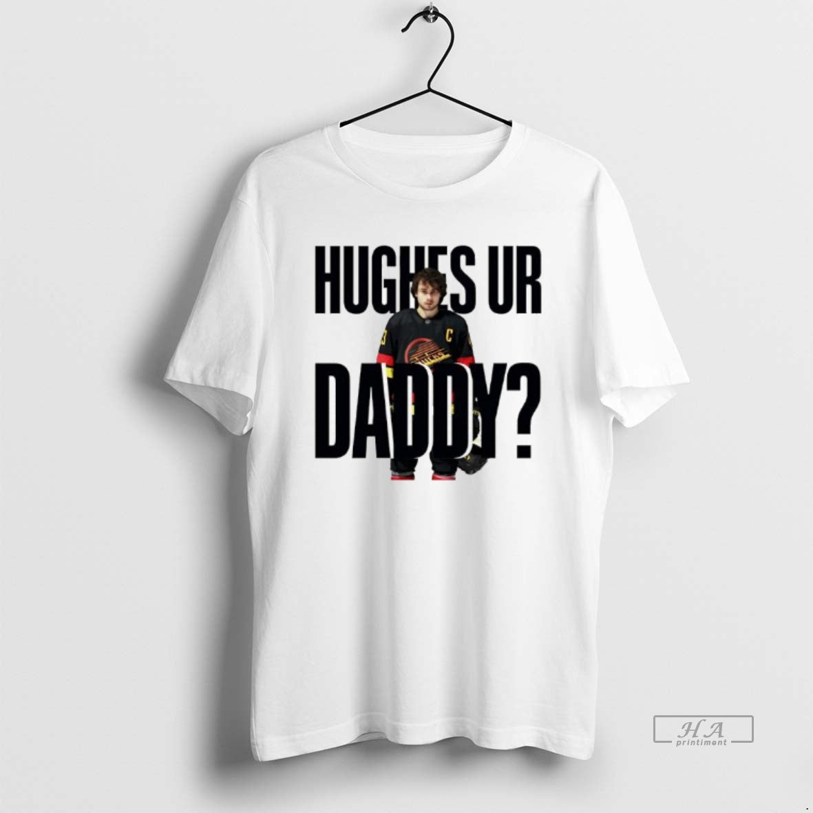 Official Quinn Hughes Ur Daddy Graphic T-Shirts, Hoodie, Sweatshirt | AU18TeeNovaLab.com
