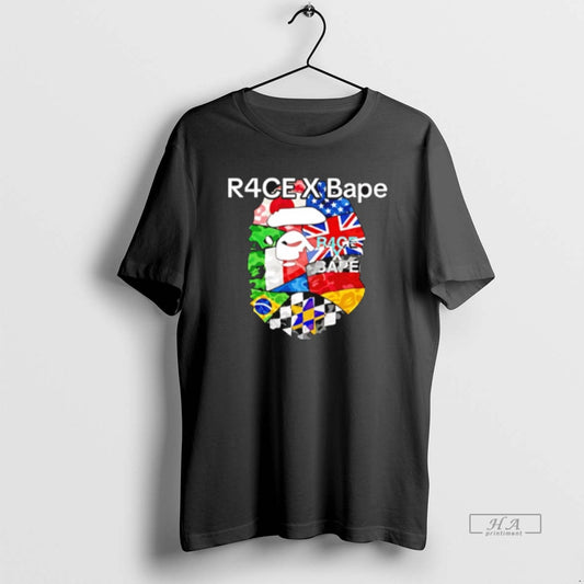 Official R4ce X Bape Racing 2026 Graphic T-Shirts, Hoodie, Sweatshirt | AU18TeeNovaLab.com