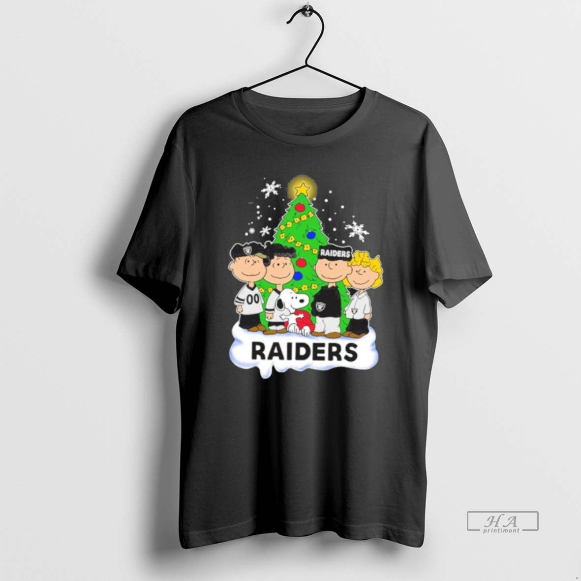 Official Raiders Peanuts With Friends Christmas