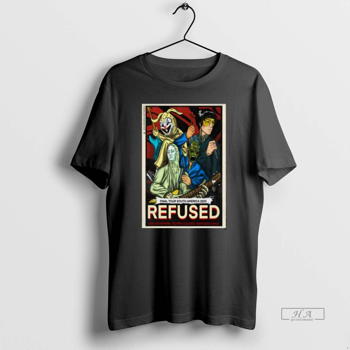 Official Refused Nov 3 2025 Teatro Coliseo In Santiago Chile T Men