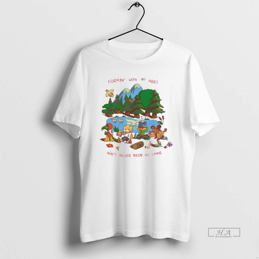 Official Rhymezlikedimez Fookin With No Hoes Aint Never Been No Lame Graphic T-Shirts, Hoodie, Sweatshirt
