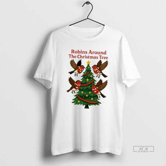 Official Robins Around The Christmas Tree Cheltenham Town T-Shirts, Hoodie, Sweatshirt | AU18TeeNovaLab.com
