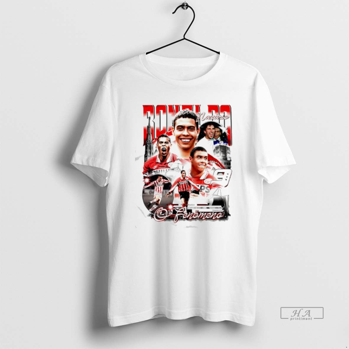 Official Ronaldo Nazario O Fenomeno Football Player T-Shirts, Hoodie, Sweatshirt | AU18TeeNovaLab.com