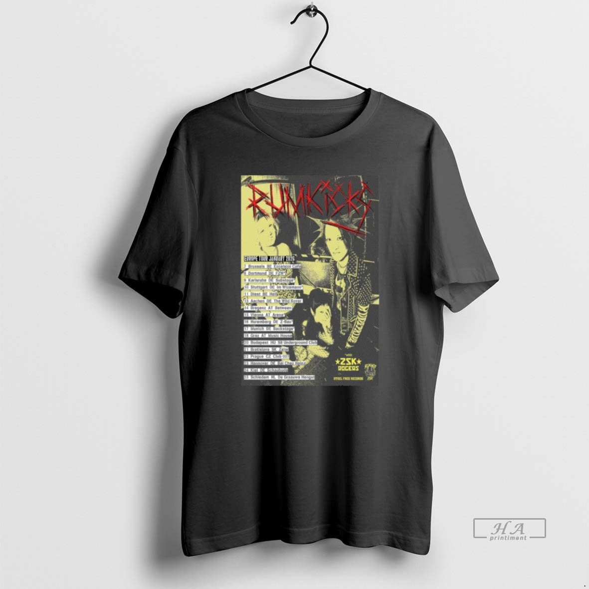 Official Rumkicks Europe Tour January 2026 T-Shirts, Hoodie, Sweatshirt | AU18TeeNovaLab.com