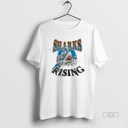 Official San Jose Sharks Rising T-Shirts, Hoodie, Sweatshirt | AU18TeeNovaLab.com