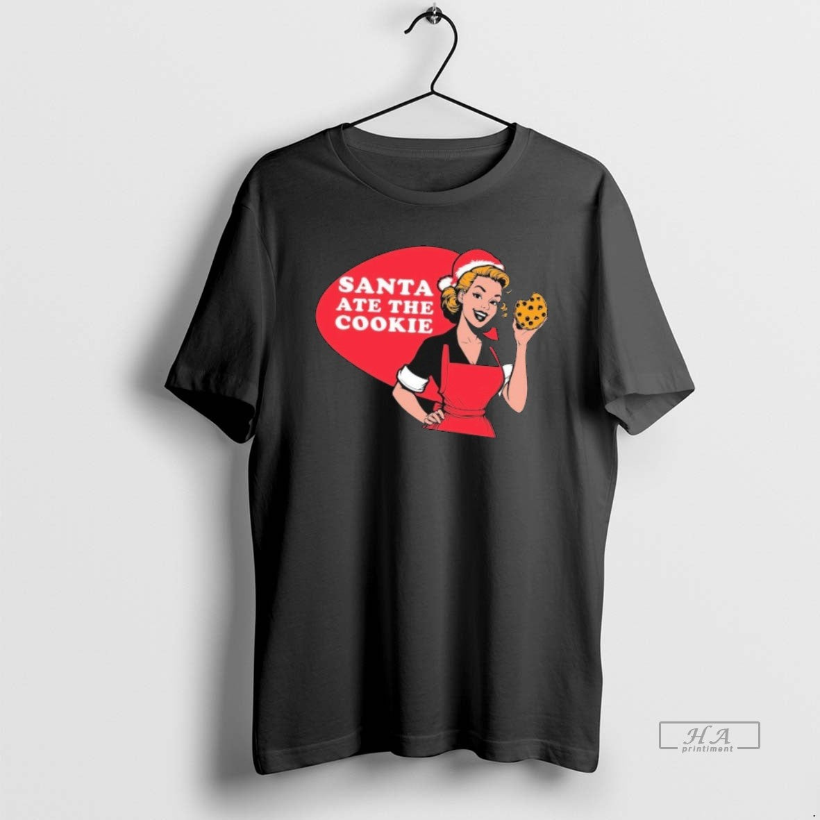 Official Santa Ate The Cookie Cookie Christmas T-Shirts, Hoodie, Sweatshirt | AU18TeeNovaLab.com