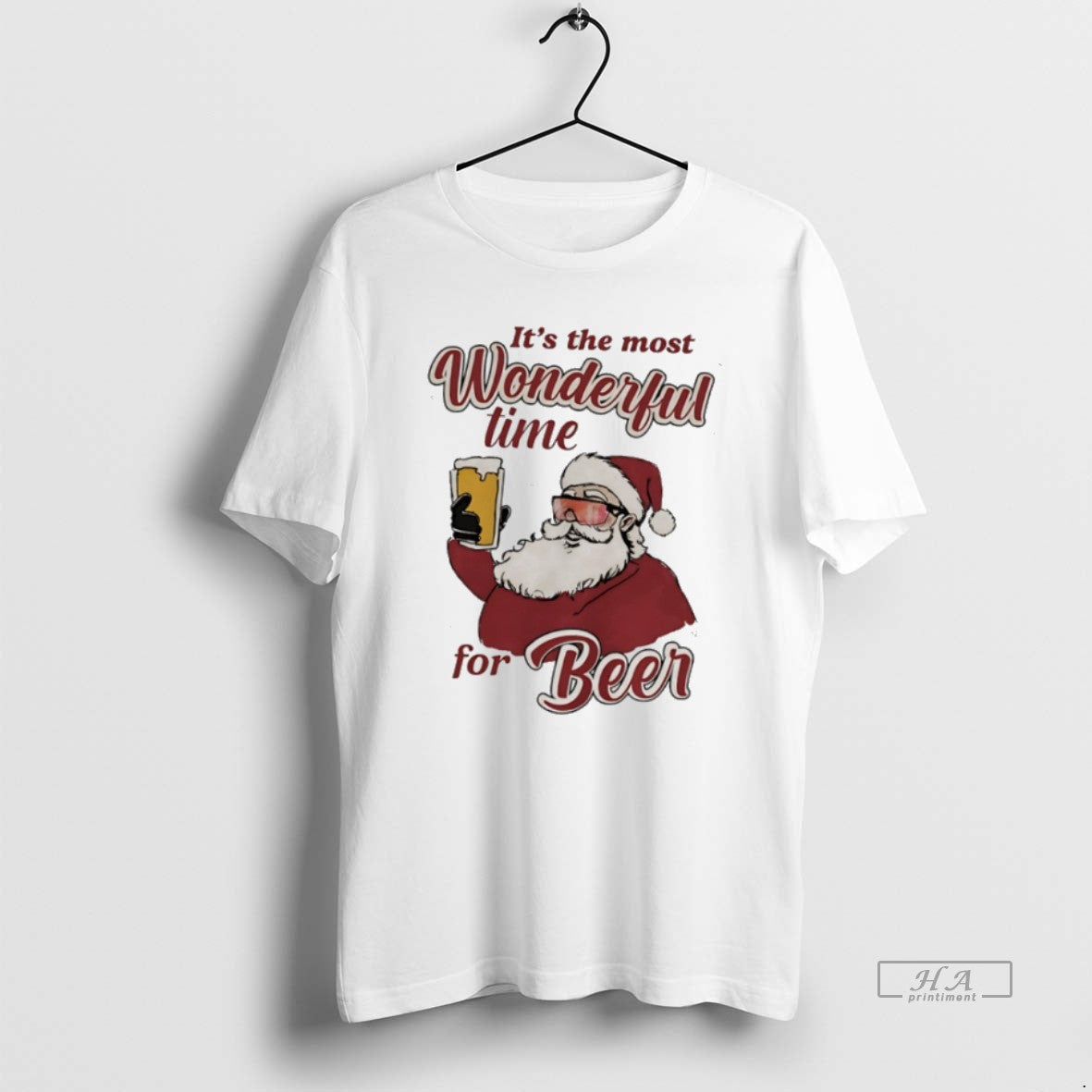 Official Santa Its The Most Wonderful Time For Beer T-Shirts, Hoodie, Sweatshirt | AU18TeeNovaLab.com