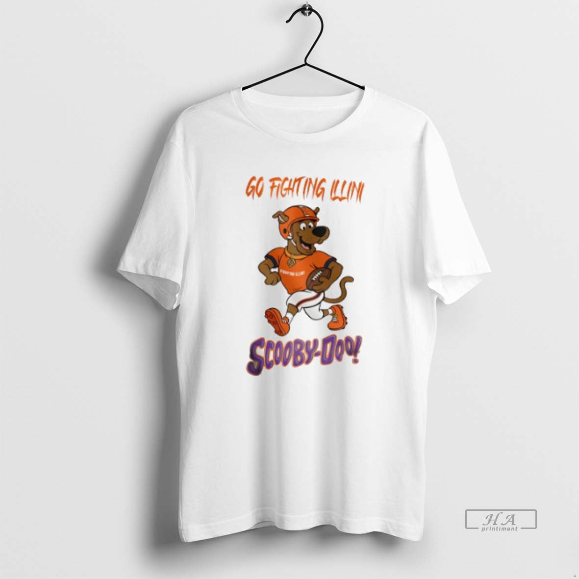 Official Scooby Doo X Illinois Fighting Illini Go Illini Cartoon