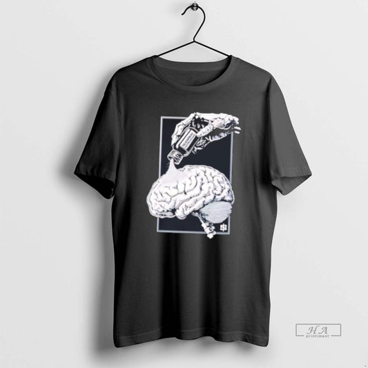 Official Seasonal Depression Skeletal Hand Brain Tee Hoodie, Sweatshirt | AU18TeeNovaLab.com