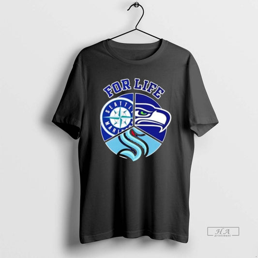 Official Seattle For Life Logo Sports 2026 T-Shirts, Hoodie, Sweatshirt | AU18TeeNovaLab.com