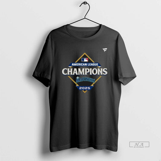 Official Seattle Mariners 2025 American League Champions Locker Room