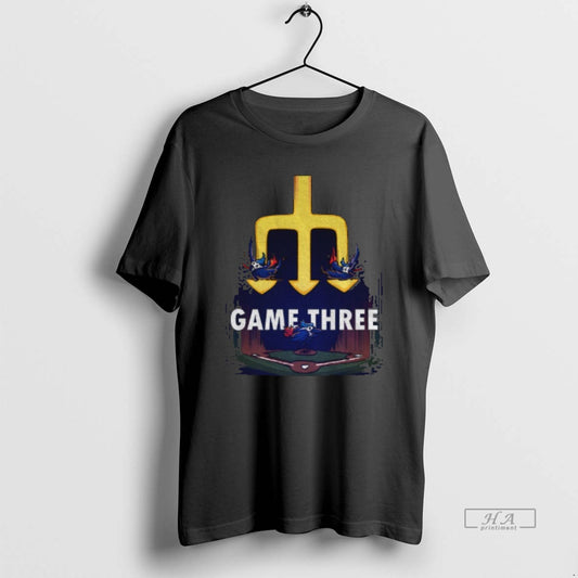 Official Seattle Mariners Trident Defeat Toronto Blue Jays Game Three Baseball Mlb Playoffs 2025
