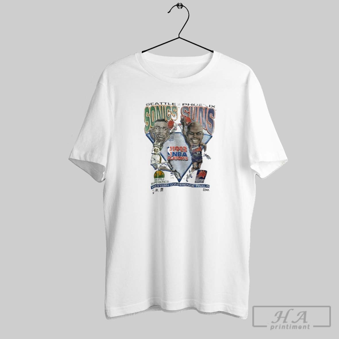 Official Seattle Sonics Vs Phoenix Suns 1993 Nba Western Conference Finals
