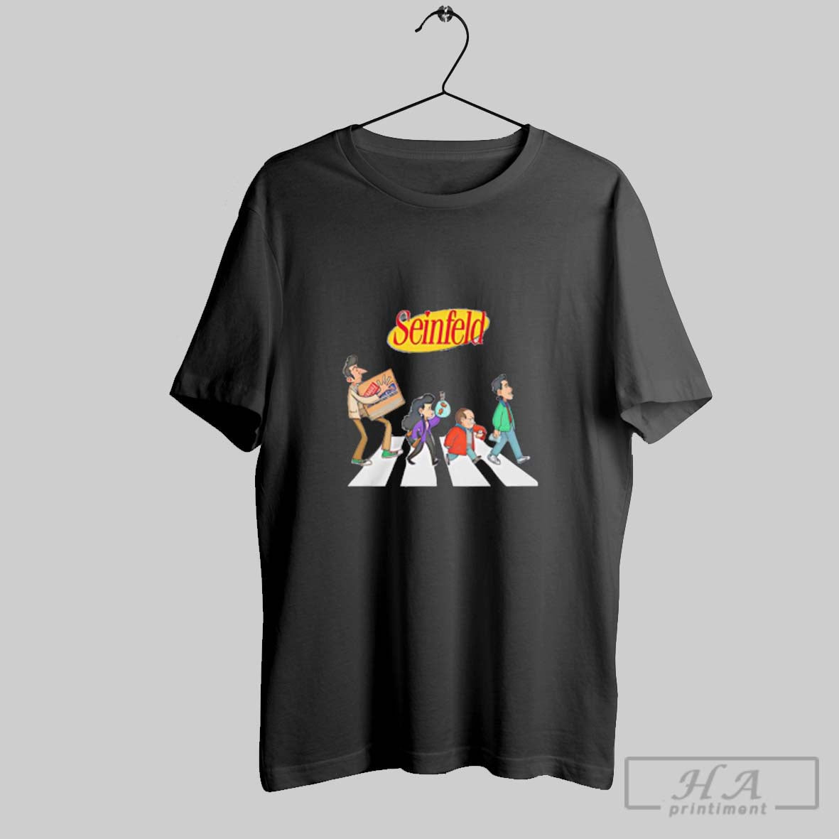 Official Seinfeld Character Abbey Road Graphic