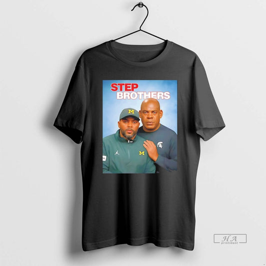 Official Sherrone Moore Mel Tucker Step Brothers Graphic T-Shirts, Hoodie, Sweatshirt | AU18TeeNovaLab.com