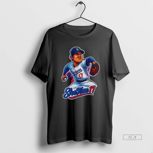 Official Shohei Ohtani La Dodgers Cartoon Caricature Los Angeles Dodgers Mlb Baseball T-Shirts, Hoodie, Sweatshirt