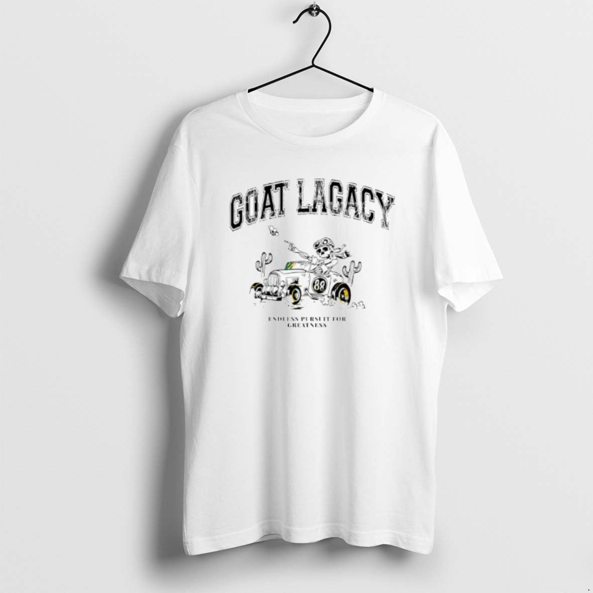 Official Skeleton 88 Car Goat Lagacy Endless Pursuit For Greatness T-Shirts, Hoodie, Sweatshirt | AU18TeeNovaLab.com
