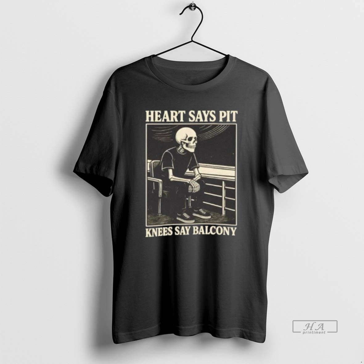 Official Skeleton Heart Says Pit Knees Say Balcony T-Shirts, Hoodie, Sweatshirt | AU18TeeNovaLab.com