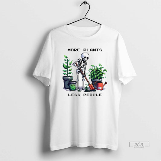 Official Skeleton Planting Trees More Plants Less People