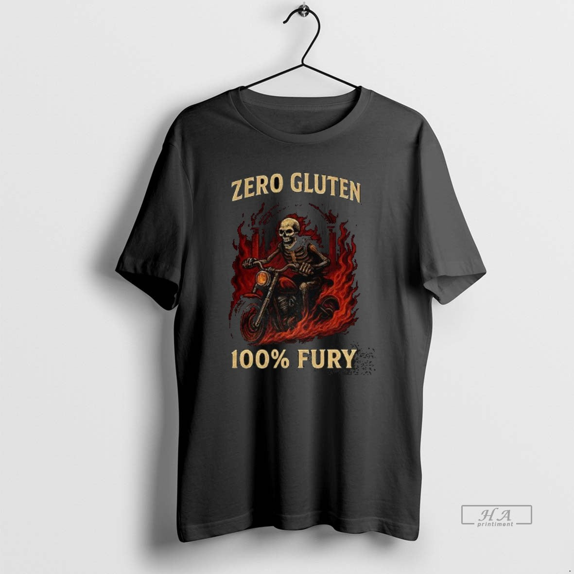 Official Skeleton Zero Gluten 100 Fury T-Shirts, Hoodie, Sweatshirt | AU18TeeNovaLab.com