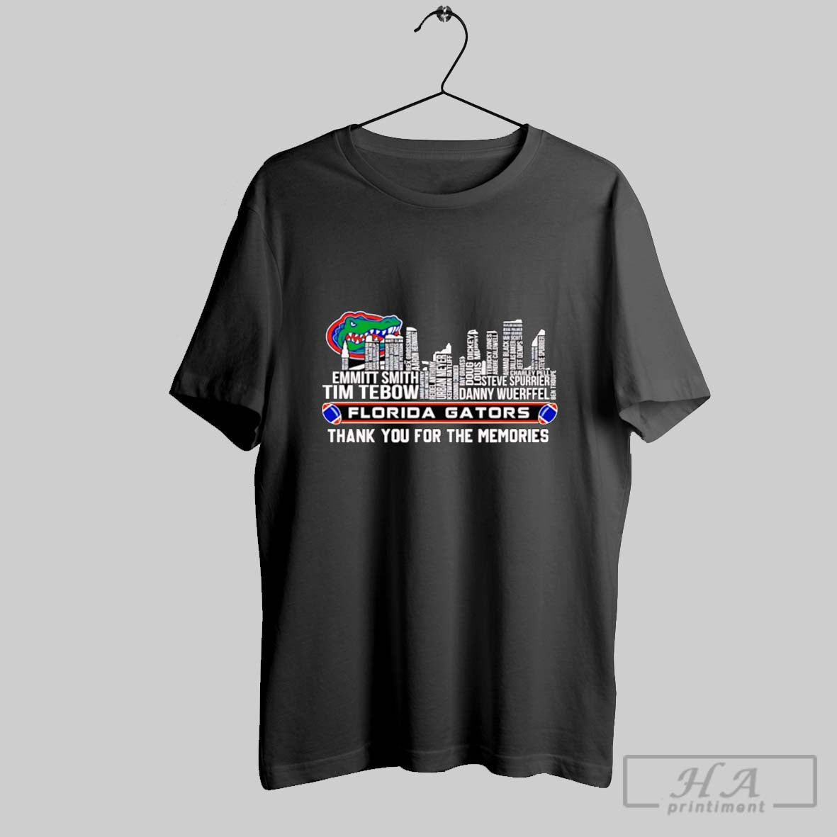 Official Skyline Name Florida Gators Thank You For The Memories