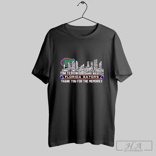 Official Skyline Name Florida Gators Thank You For The Memories