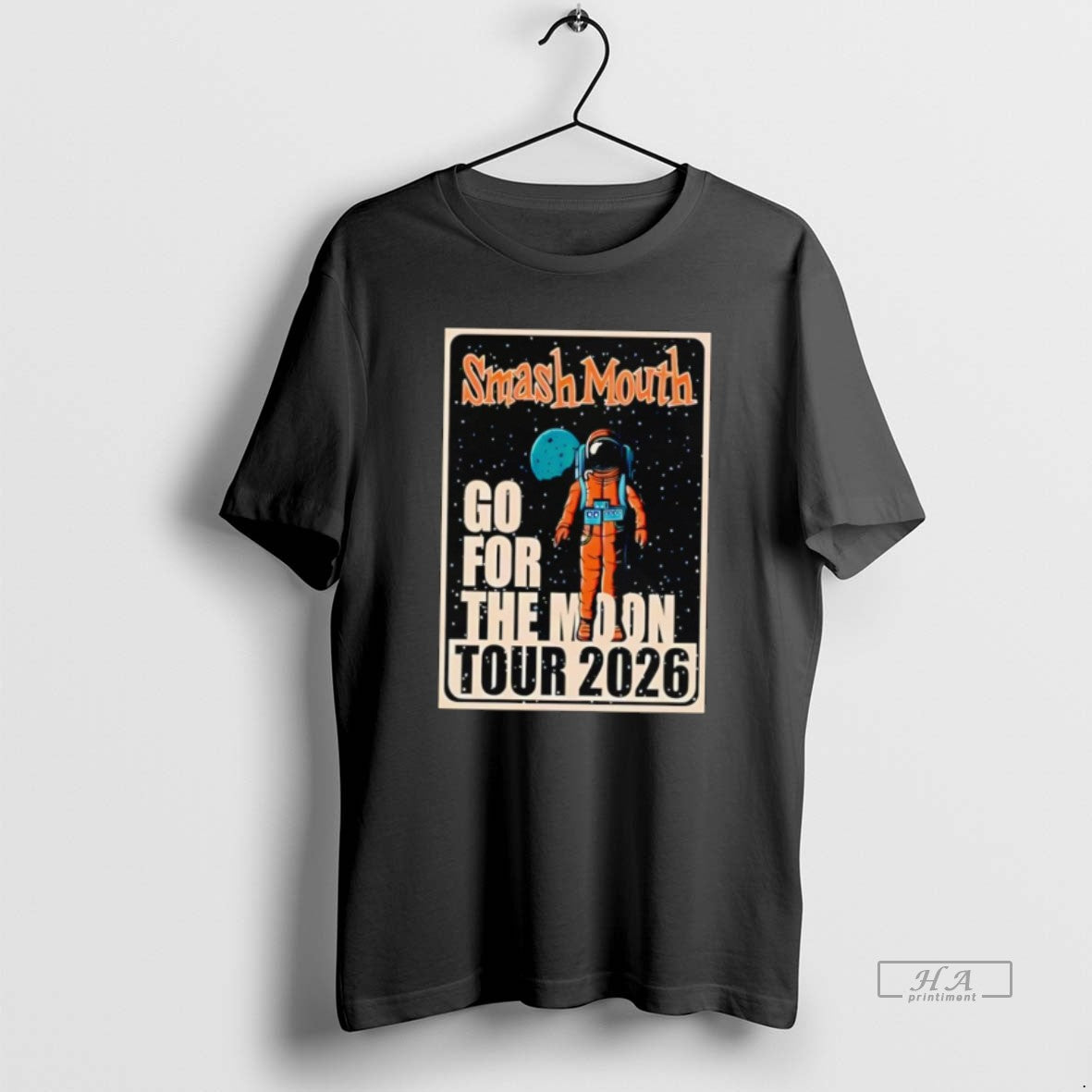 Official Smash Mouth Go For The Moon 2026 Shows Black T-Shirts, Hoodie, Sweatshirt | AU18TeeNovaLab.com