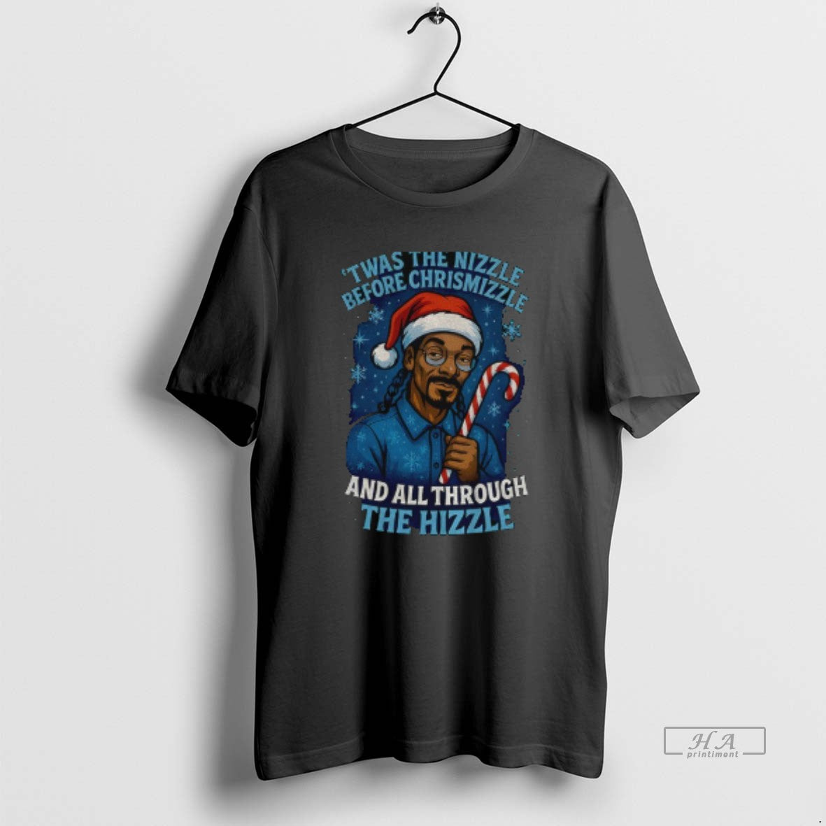 Official Snoop Dog Twas The Nizzle Before Chrismizzle And All Through The Hizzle Christmas 2025 T-Shirts, Hoodie, Sweatshirt