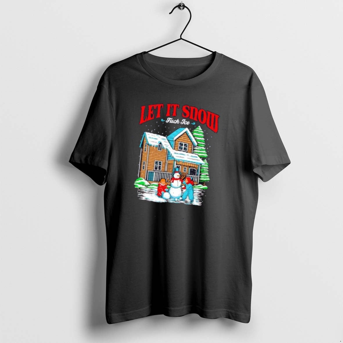 Official Snowman Let It Snow Fuck Ice Christmas T-Shirts, Hoodie, Sweatshirt | AU18TeeNovaLab.com