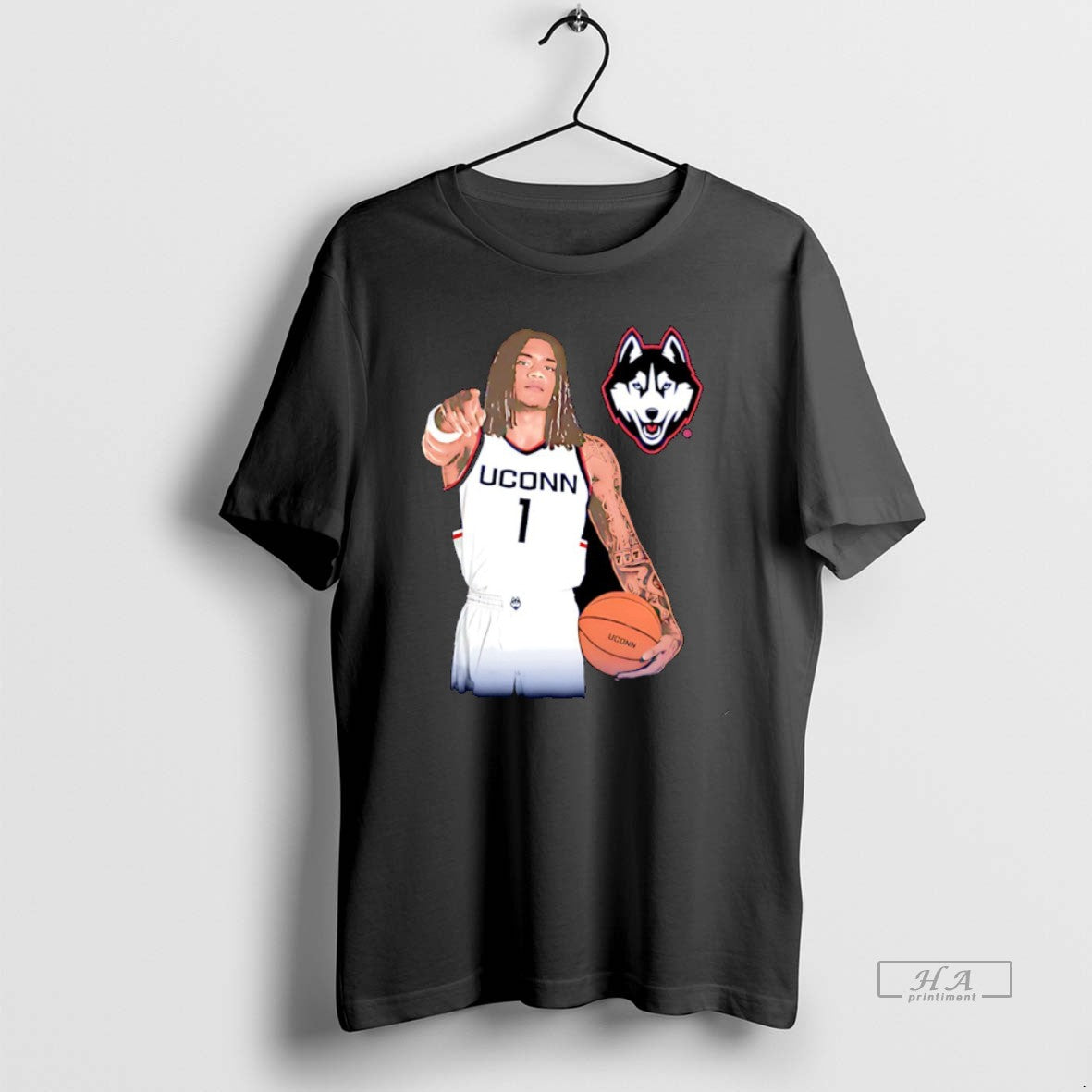 Official Solo Ball Uconn Huskies Portrait Christmas T-Shirts, Hoodie, Sweatshirt | AU18TeeNovaLab.com