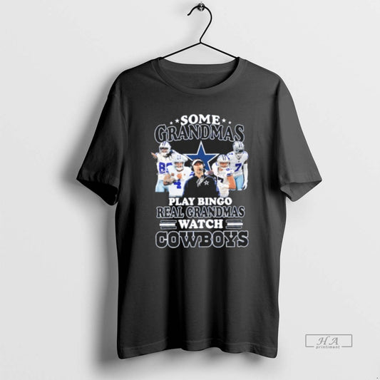 Official Some Grandmas Team Player Play Bingo Real Grandmas Watch Cowboys T-Shirts, Hoodie, Sweatshirt | AU18TeeNovaLab.com