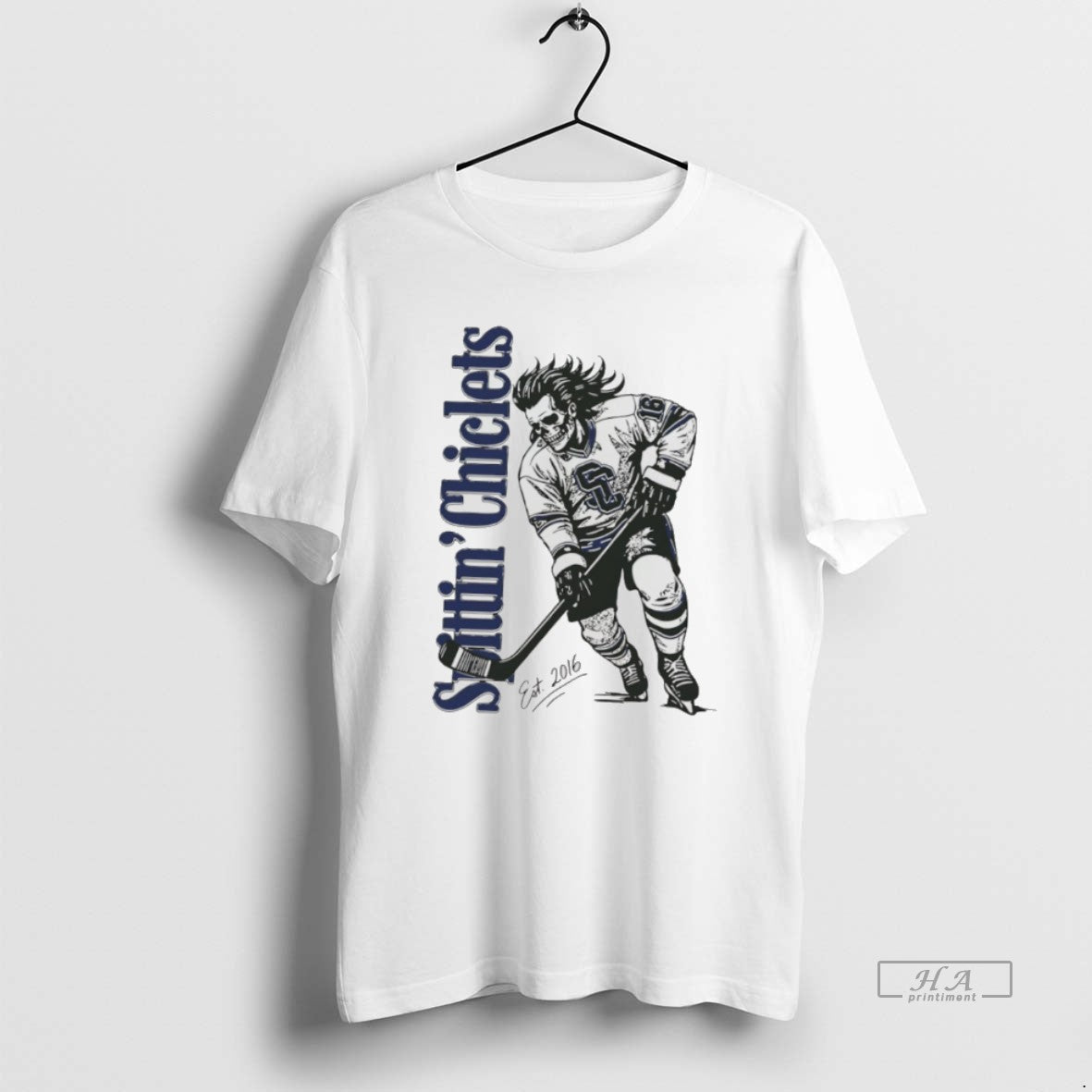 Official Spittin Chiclets Skullet Vertical Hockey T-Shirts, Hoodie, Sweatshirt | AU18TeeNovaLab.com