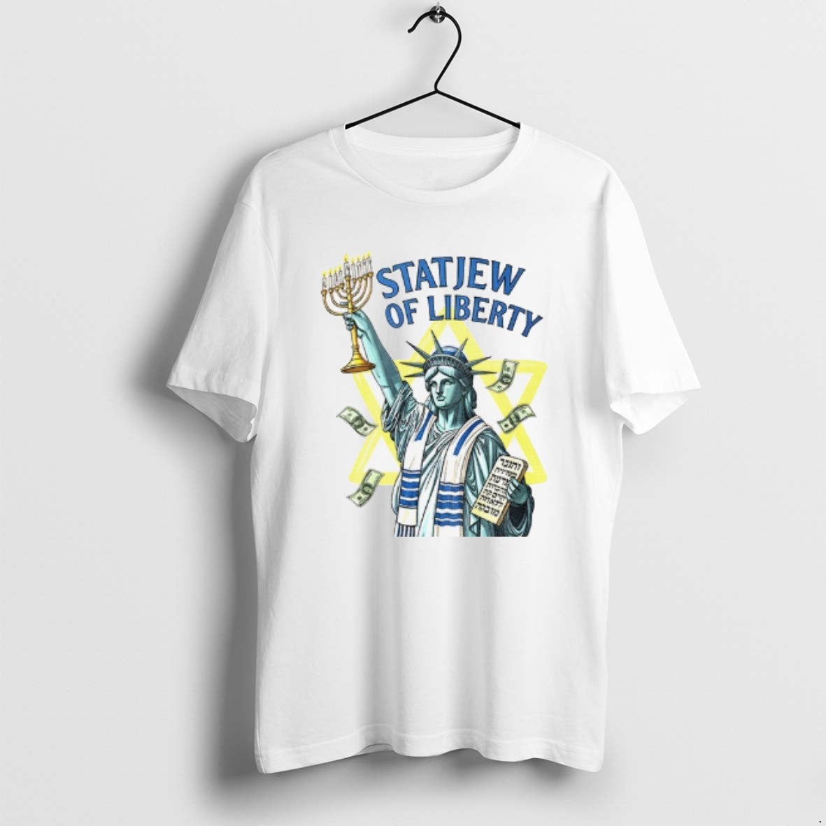 Official Statjew Of Liberty Jewish Statue Of Liberty Parody T-Shirts, Hoodie, Sweatshirt | AU18TeeNovaLab.com