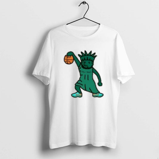 Official Statue Of Brunson Statue Of Liberty Jalen Brunson Ny Knicks Christmas T-Shirts, Hoodie, Sweatshirt