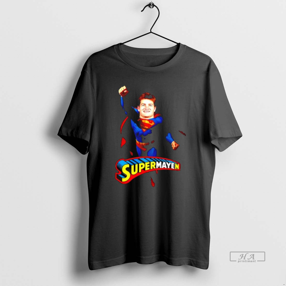 Official Supermayen Superman Patriots Drake Maye Parody Fan T-Shirts, Hoodie, Sweatshirt | AU18TeeNovaLab.com